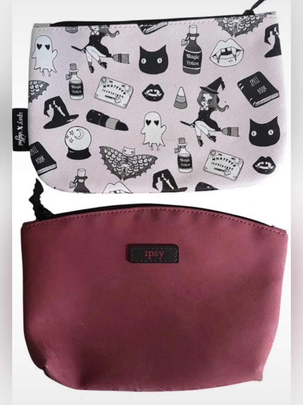 Bundle Ipsy Halloween Makeup Cosmetic Bags EUC